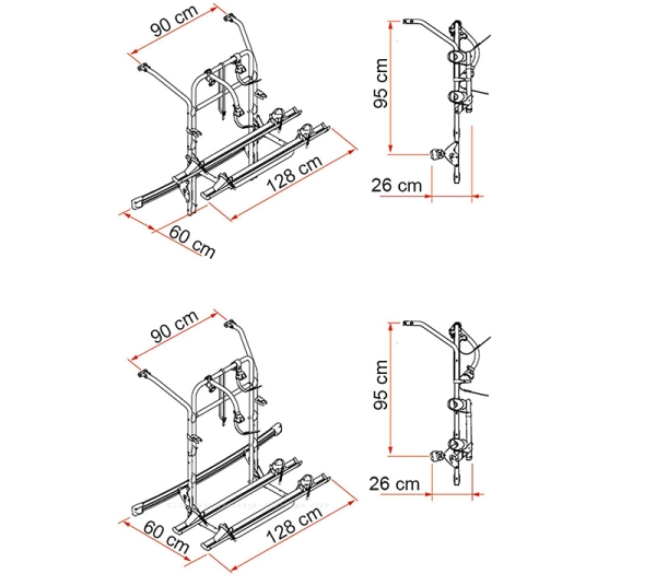 Fahrradträger Carry-Bike V-Klasse Premium