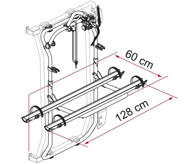 Carry-Bike Frame E-Bikes, silber