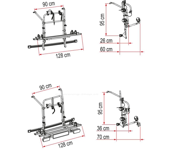 Fahrradträger Carry-Bike V-Klasse Premium