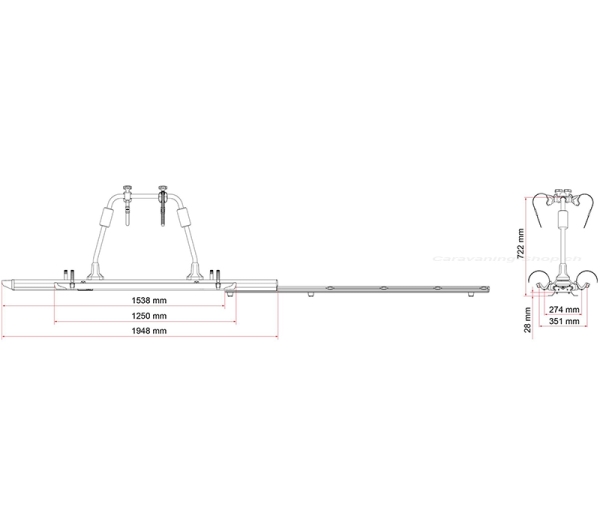 Fahrradträger Carry-Bike Garage Slide Deluxe