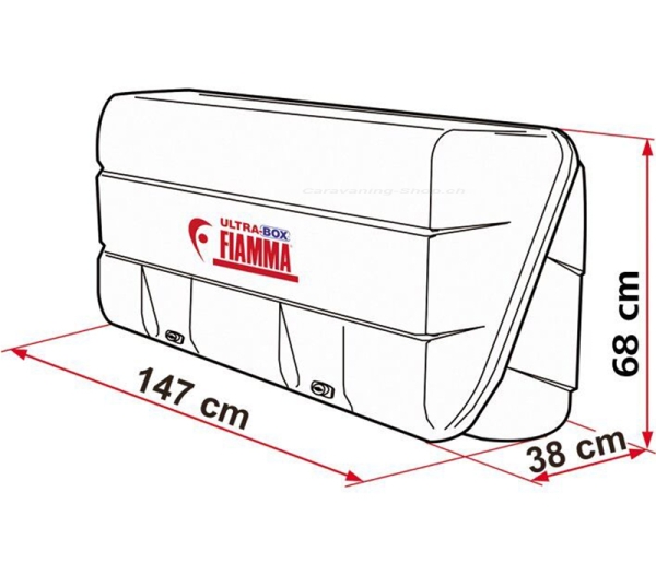 Fiamma Heckbox Ultra-Box 360, schwarz