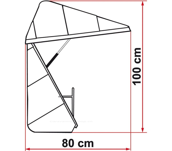 Fiamma Heckbox Ultra-Box 360, schwarz