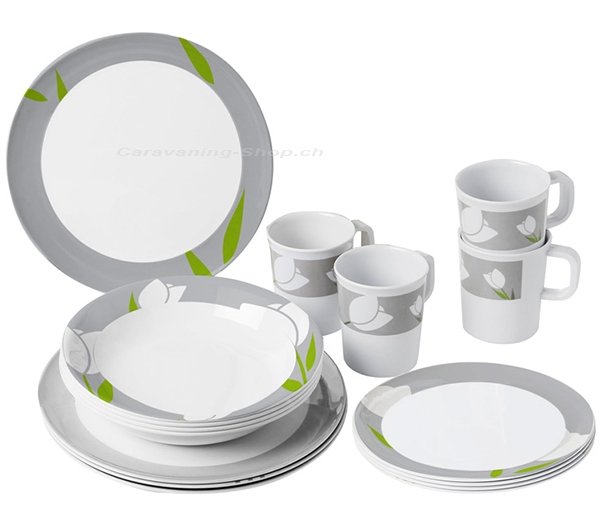 Geschirr-Set Tulip, 16-teilig
