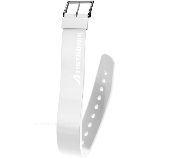 Thitronik NFC-Silikonarmband KeyStrap, M, weiss