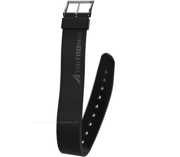 Thitronik NFC-Silikonarmband KeyStrap, L, schwarz