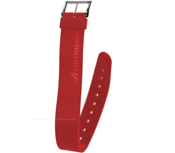Thitronik NFC-Silikonarmband KeyStrap, L, rot
