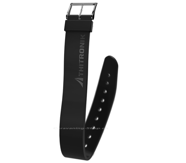 Thitronik NFC-Silikonarmband KeyStrap, M, schwarz