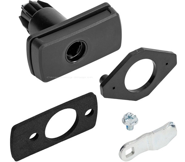 Drehspannverschluss Slim Line STS, schwarz