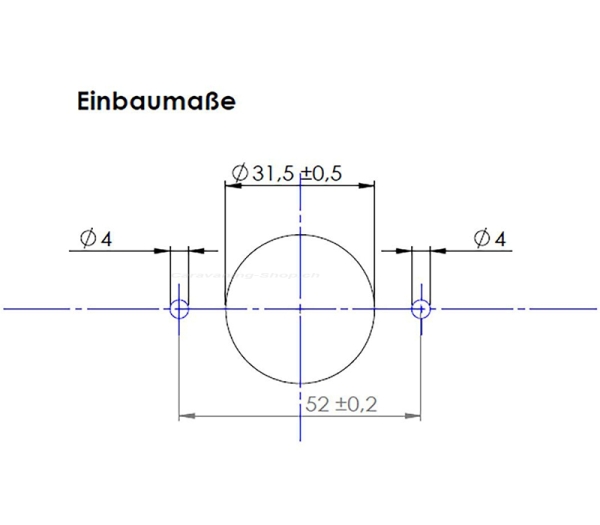 Drehspannverschluss Slim Line STS, schwarz