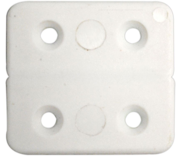 PVC-Scharnier, weiss, 5 Stück