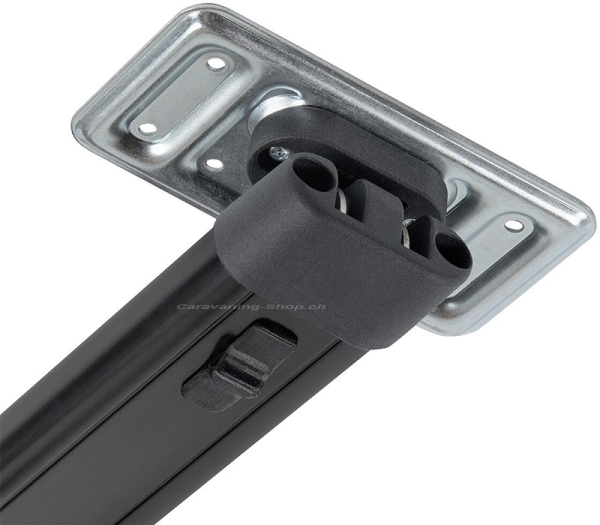 Gelenkstützfuss schwarz