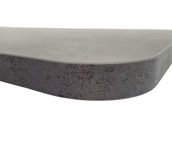 Leichtbautischplatte grau, 80 x 45 cm