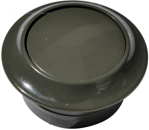 PUSH-Lock Druckknopf mit Rosette, dunkelgrau