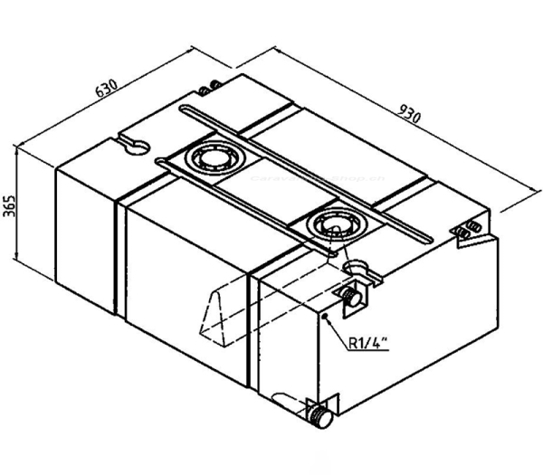 Wassertank 200 l