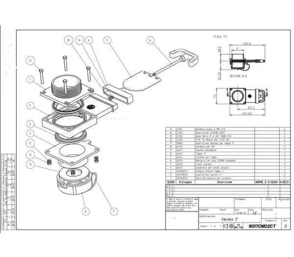 Entsorgungsventil 3" System