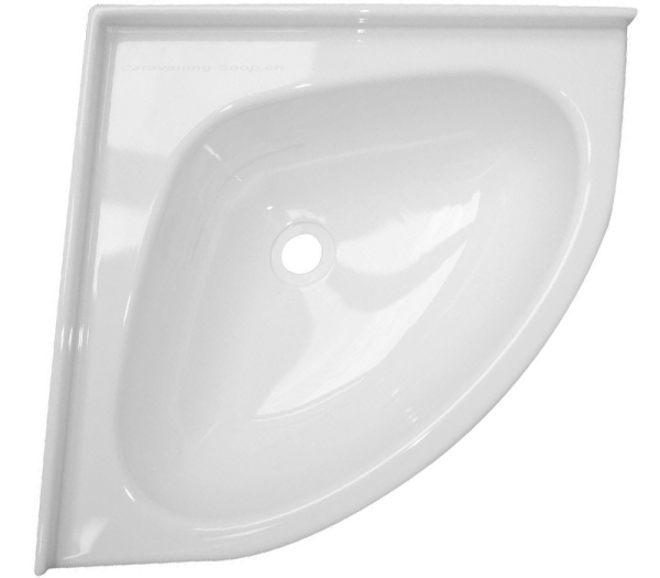 Eckwaschbecken, 350 x 250 mm, weiss