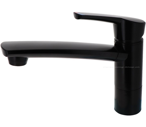Einhebelmischer Como schwarz matt, Auslauflänge 165 mm