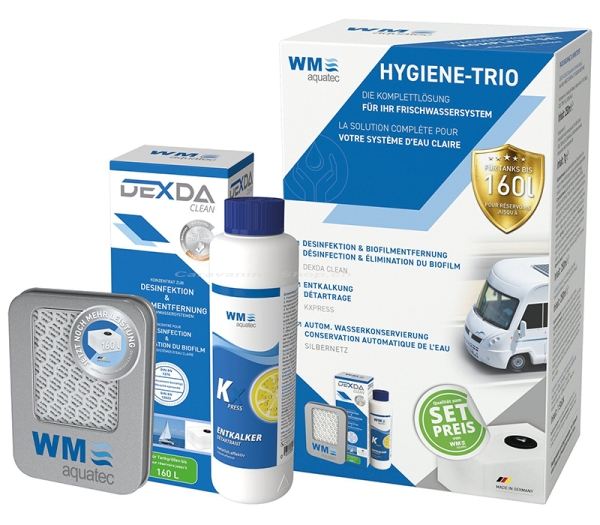 Hygiene-Trio für Tanks bis 160l, Trinkwasserhygiene