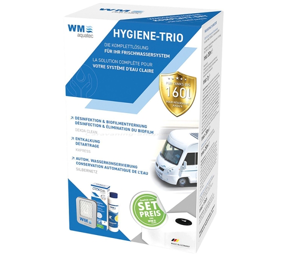 Hygiene-Trio für Tanks bis 160l, Trinkwasserhygiene