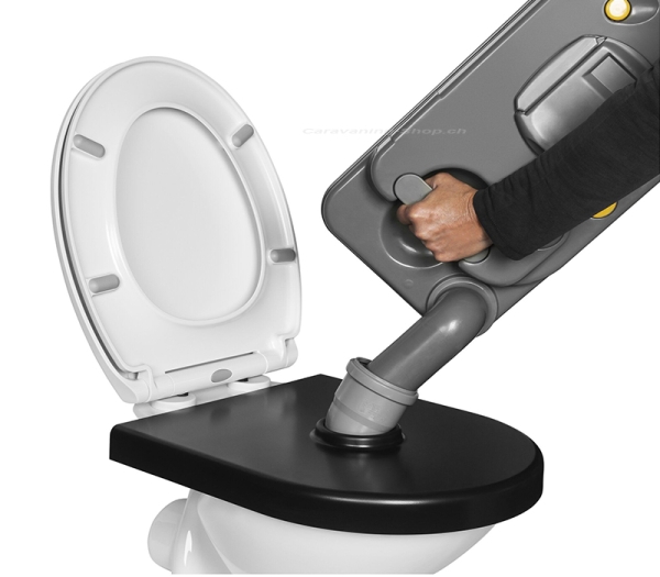 CATO Toilettenauflage, schwarz