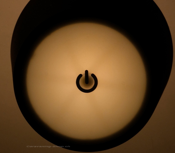 LED-Akku-Tischlampe Lucien, braun