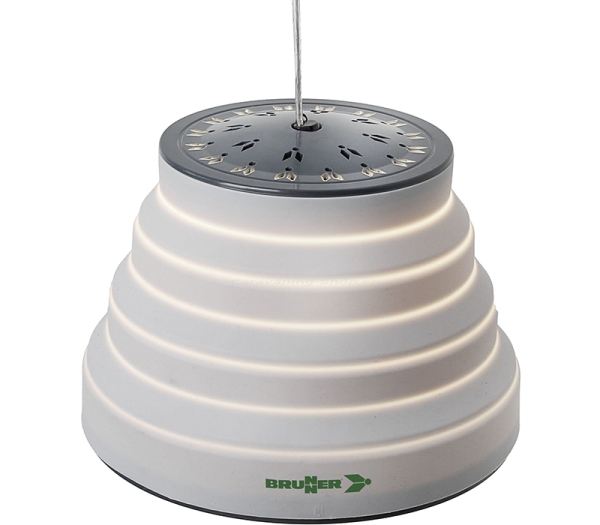 Zeltlampe Syrma LED, grau