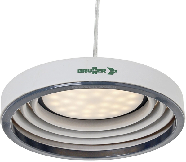 Zeltlampe Syrma LED, grau