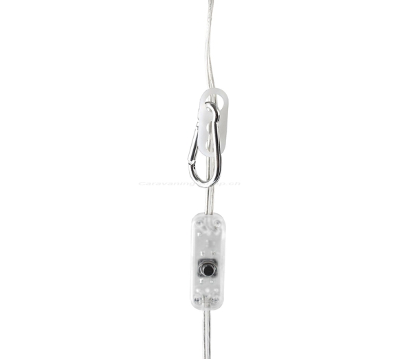 Zeltlampe Syrma LED, grau