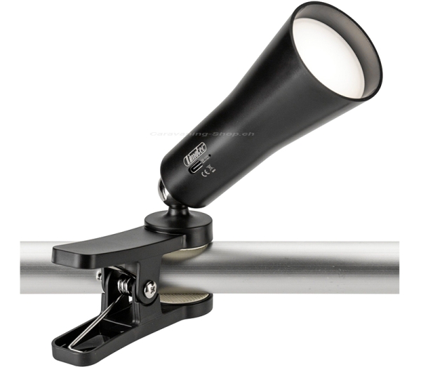 Taschen-/Stehlampe, schwarz