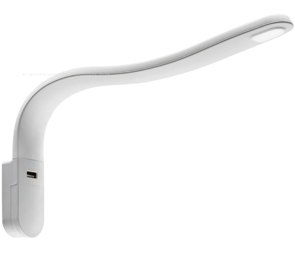 LED-Schwanenhalsleuchte Typ S, weiss