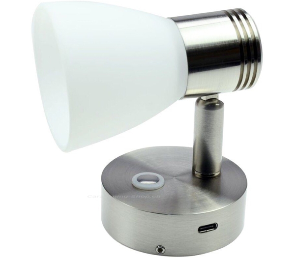 Aufbau-Leseleuchte mit USB