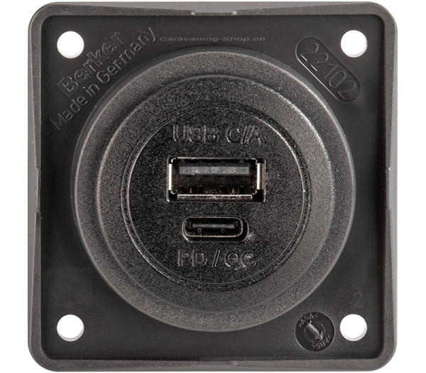USB-Steckdose USB-A/USB-C