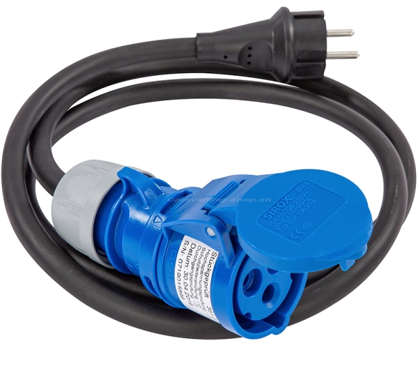 Adapterkabel Schuko - CEE