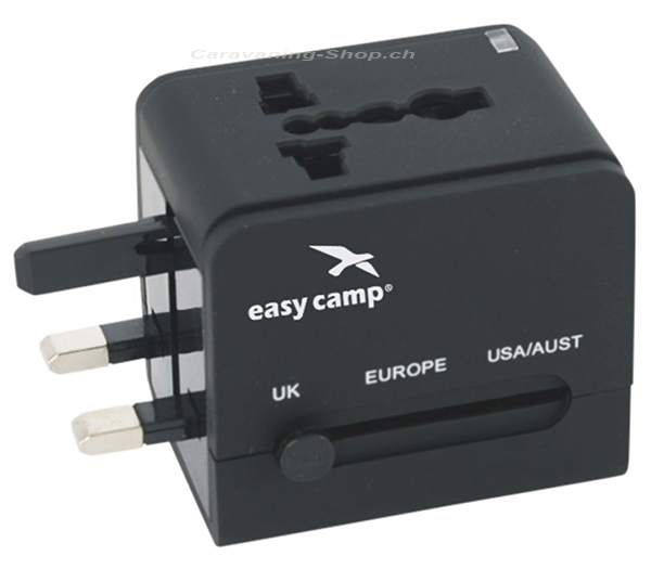 Universal Reisestecker mit USB Ladebuchse