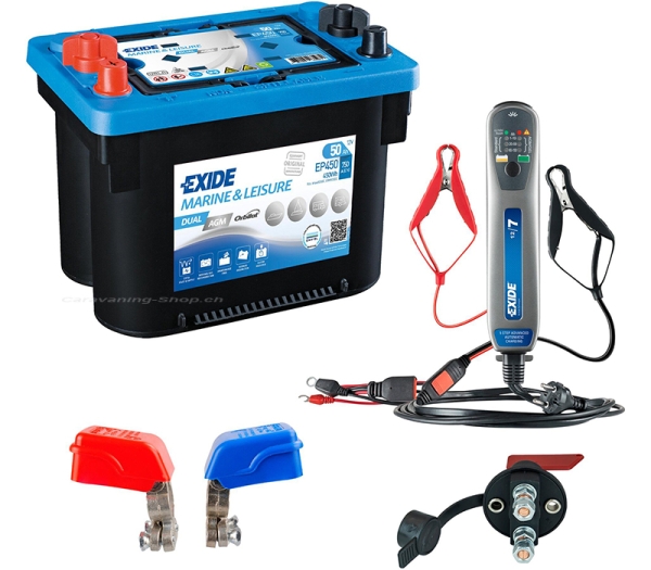 EXIDE PowerSet Dual AGM EP 450