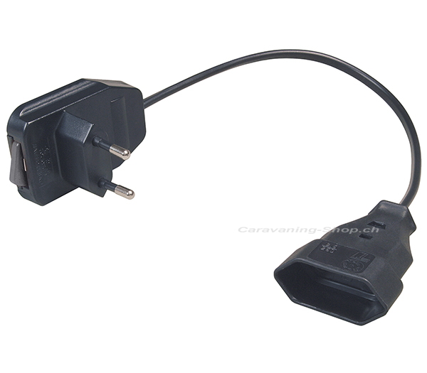 Euroflachstecker mit  integriertem Schalter