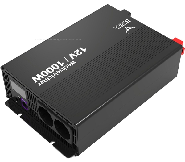 BullTron Wechselrichter 1000 W ohne Netzvorrangschaltung mit Display