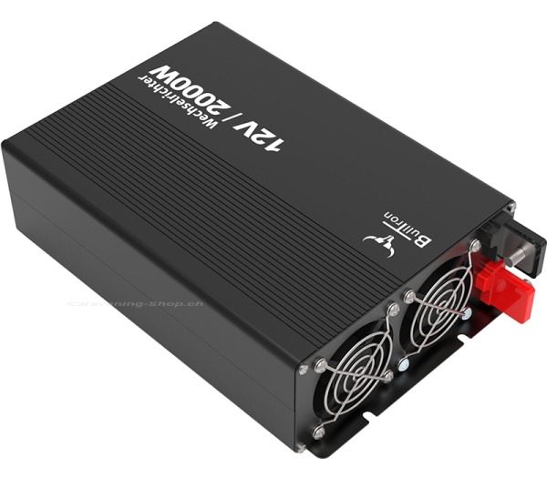 BullTron Wechselrichter 2000 W ohne Netzvorrangschaltung mit Display