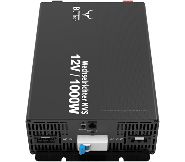 BullTron Wechselrichter 1000 W mit Netzvorrangschaltung mit Display