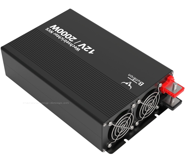 BullTron Wechselrichter 2000 W mit Netzvorrangschaltung mit Display