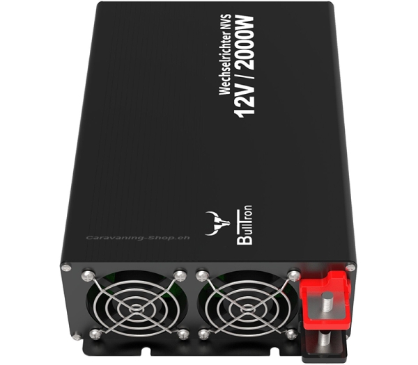 BullTron Wechselrichter 2000 W mit Netzvorrangschaltung mit Display