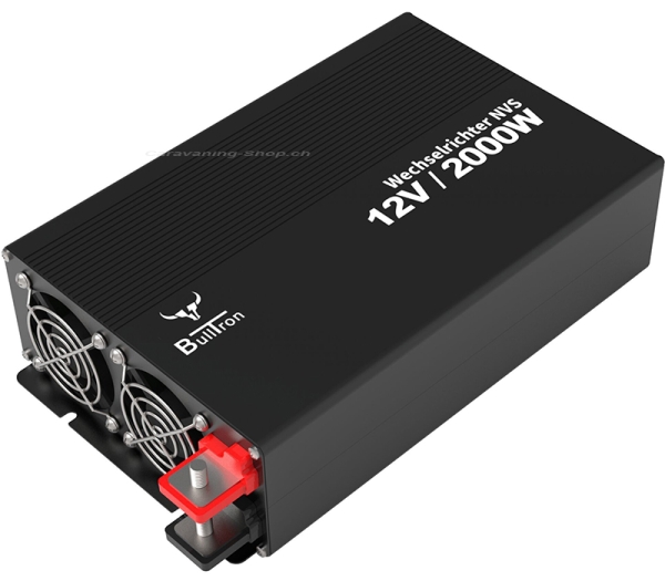 BullTron Wechselrichter 2000 W mit Netzvorrangschaltung mit Display