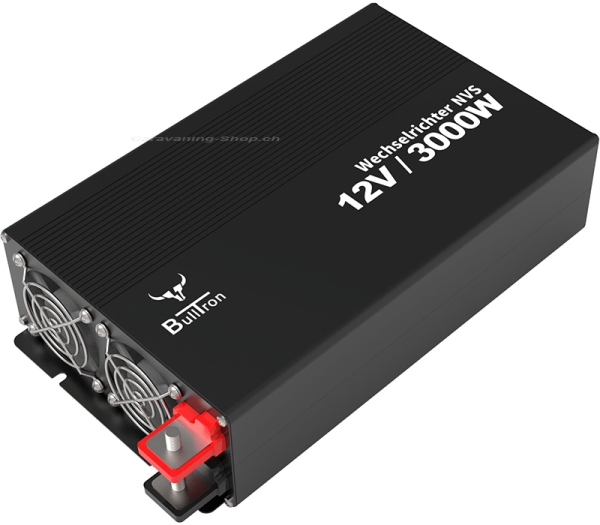 BullTron Wechselrichter 3000 W mit Netzvorrangschaltung mit Display