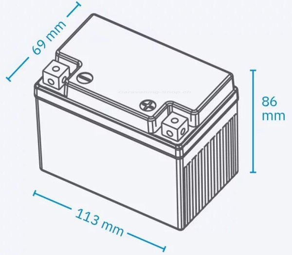 Lithium Batterie 4 Ah ECTIVE x Clesana LC4CS
