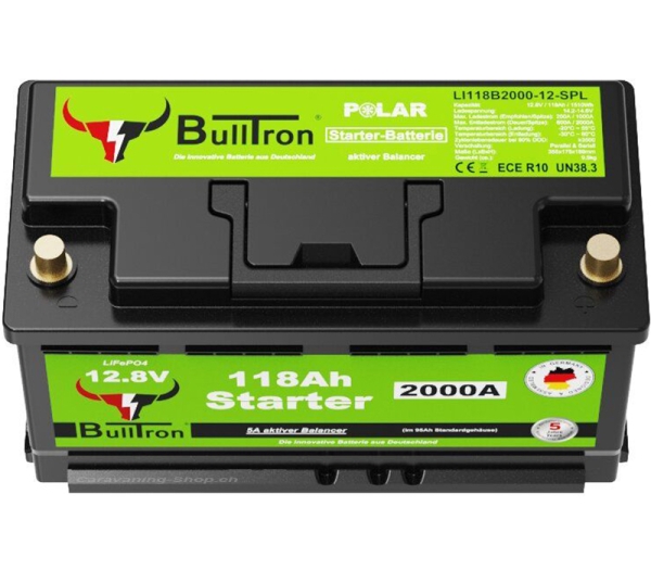 BullTron Lithium Starterbatterie 118 Ah, L5
