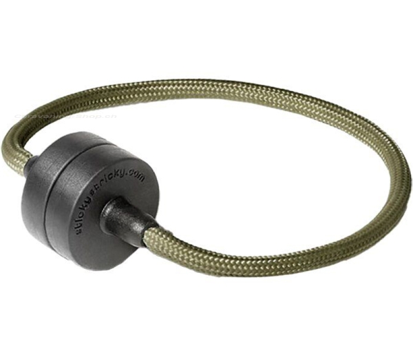 Magnetschnur S, 20 cm olive