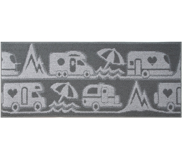 Teppich Master Camp, dunkelgrau