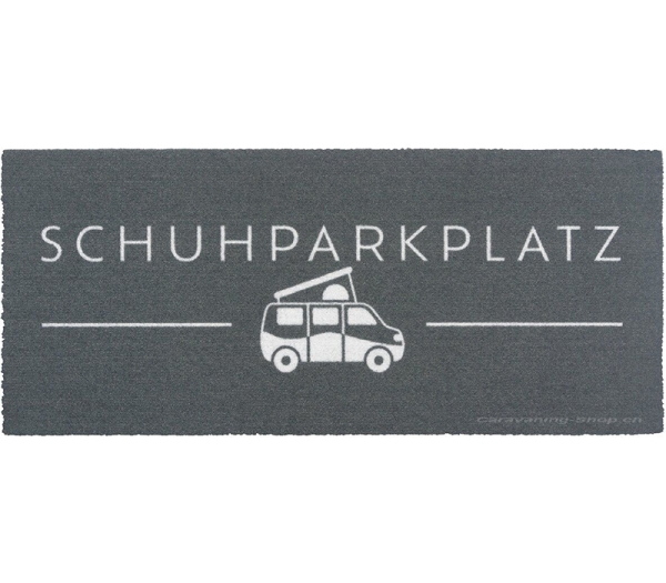 Fussmatte Schuhparkplatz, Campingbus