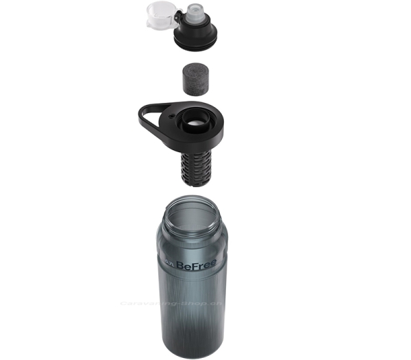 Trinkflasche BeFree AC Bottle 0,7 l Smoke