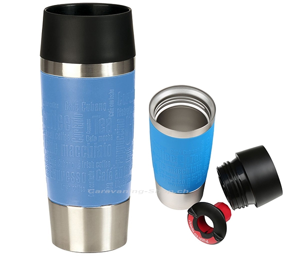 Isolierbecher Travel Mug, wasserblau